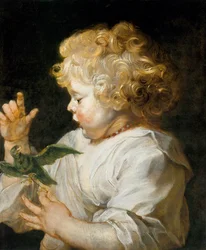 Niño con pájaro